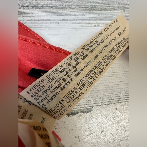 Massimo Dutti Women’s Size 6 Coral Sailor Button Trouser Pants - Picture 9 of 9